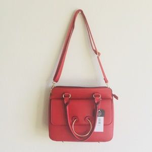 💥SALE💥cesca women’s ring-detail satchel handbag